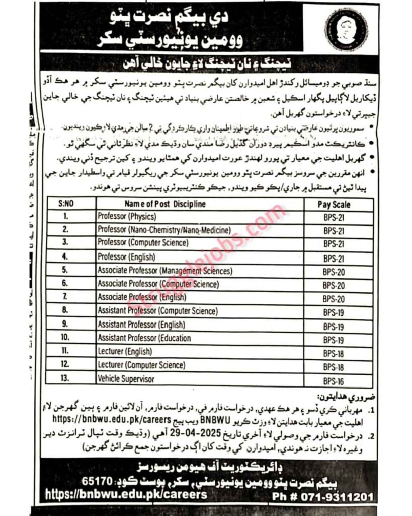 Job Opportunities at SMBBIT 2025—Online Applications Now Open