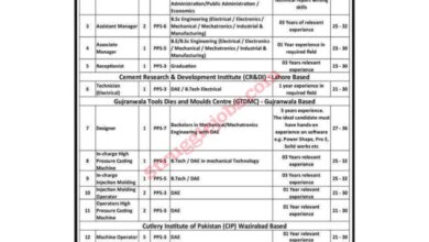 Jobs Opportunities in Ministry of Industries and Production – TUSDEC Careers