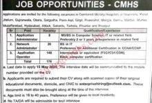 CMH Jobs 2025: 176 Vacancies Announced Across Pakistan – Apply Before 15 May!
