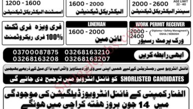 Electrical Technician Jobs in Saudi Arabia – Urgent Hiring for Karachi Residents