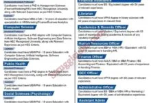 Jobs in SZABIST University Larkana Campus
