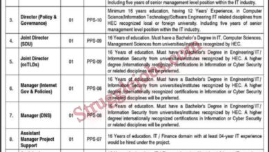 Ministry of IT & Telecom Jobs 2025 Digital Pakistan Project