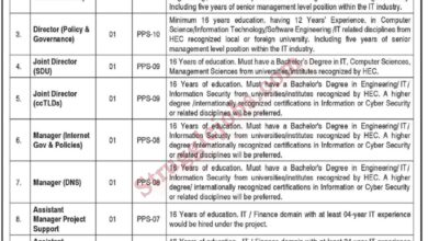 Ministry of Information Technology & Telecommunication Jobs 2025 Apply Online via NJP