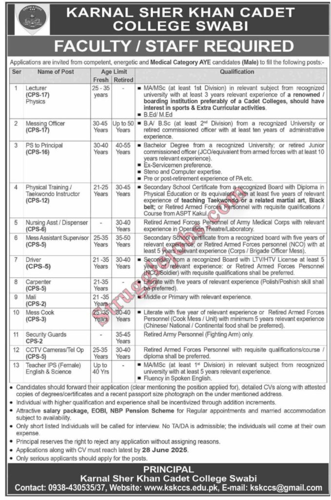 KSKCCS Jobs Online Apply Multiple Faculty & Staff Vacancies Announced