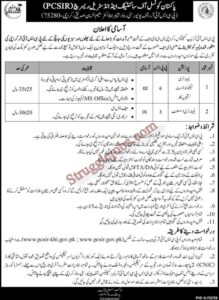 PCSIR Jobs in Karachi Apply Now
