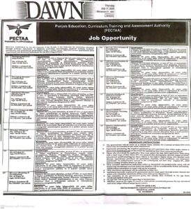Apply for Director (Assessment & Examination) at PECTAA – High-Paying Govt Jobs in Lahore
