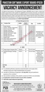 Project Director Jobs in Pakistan Software Export Board