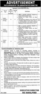 RIC Hospital Rawalpindi Jobs