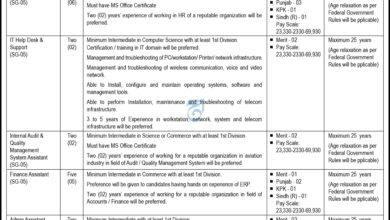 Jobs Opportunity in PCAA 2025 Apply Online