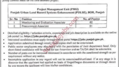 Board of Revenue Jobs in Lahore 2025 Apply Now