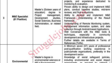 IFRAP PIU Balochistan Jobs 2025