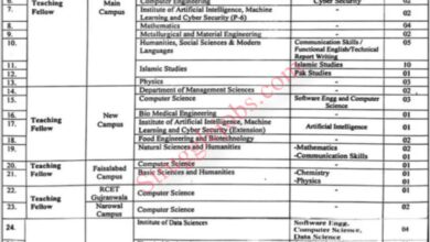 UET Jobs in Lahore Jobs 2025 Teaching Fellow & Assistant Vacancies