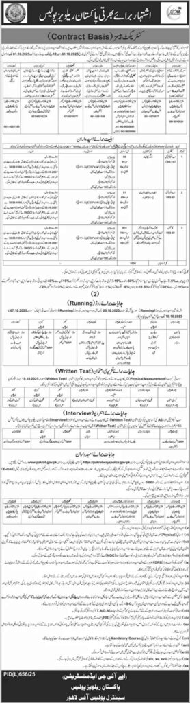 Exciting Railways Jobs 2025 1000 Vacancies (Constable, ASI & Sub-Inspector Legal)