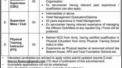 Heavy Mechanical Complex HMC Jobs 2025 Apply via Email