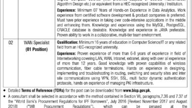 Latest Jobs in BISP 2025 Apply Online for Lead Data Scientist