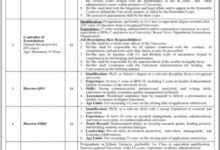 Shah Abdul Latif University Jobs 2025 in Khairpur