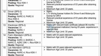 Pakistan Agricultural Research Council PARC Jobs 2025